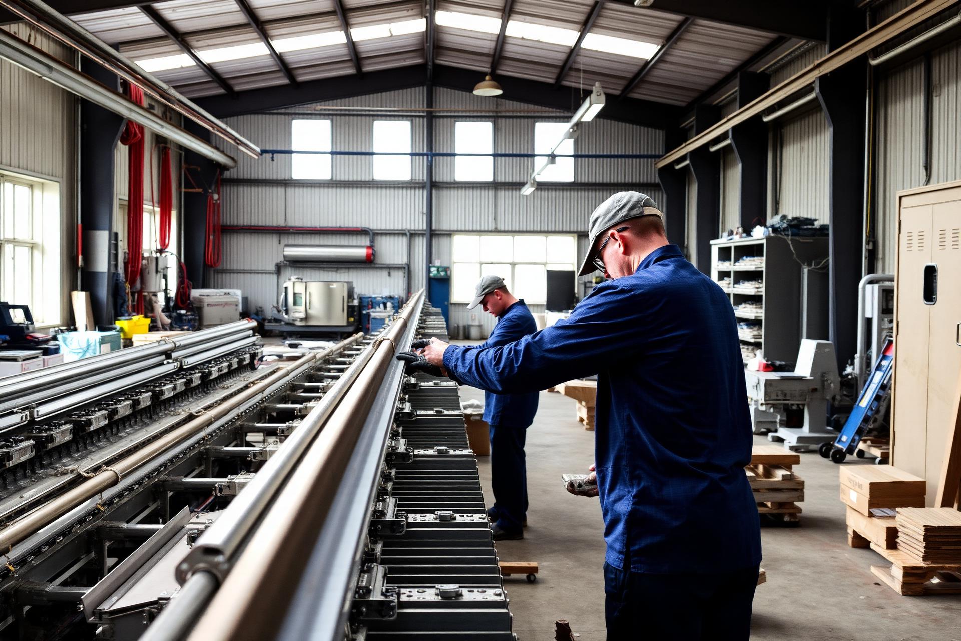Planta de fabricación de Tecno Aluminé en San Martín